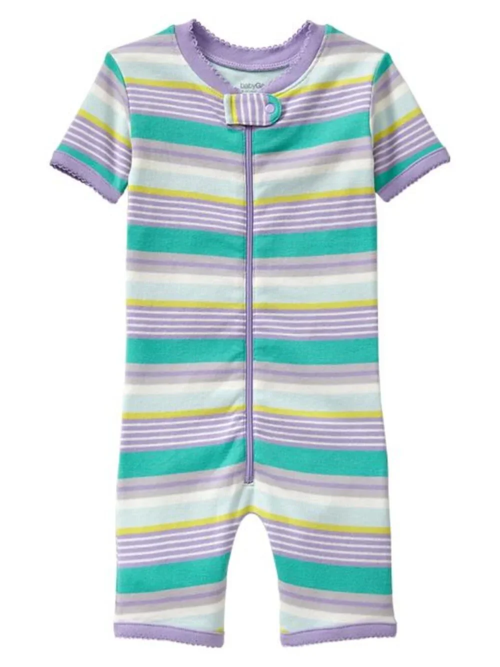 12-18 months NWT Baby Gap sleeper pajamas pastel striped 1pc pj summer new